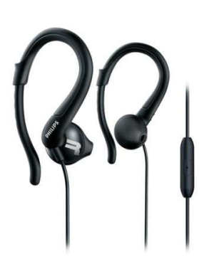 Philips ActionFit Sports Ecouteurs intra auriculaires SHQ-1255TBK/00