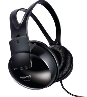PHILIPS Casque audio Noir SHP1900/10