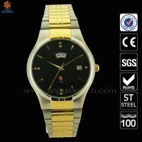 Montre étanche en acier inoxydable, mouvement à quartz japonais