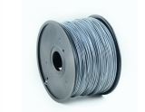 Gembird ABS Filament Argent, 3 mm, 1 kg - 3DP-ABS3-01-S