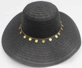 Fashion wholesale wide brim straw hats for women
