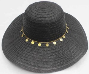 Fashion wholesale wide brim straw hats for women