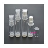 Small airless pump bottle, airless serum bottle, airless eye cream bottle