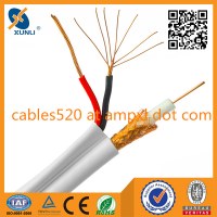 Câble de sécurité CCTV Système RG59 / U et le cordon siamois