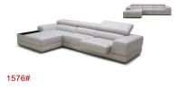 European Style Luxury Modern Leather Sofa For Living Room 1576#