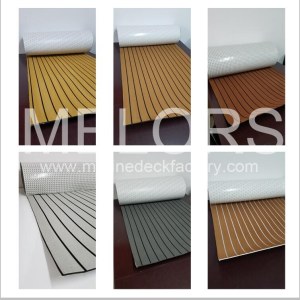 Melors Marine Teak Decking Floor Mat EVA Faux Teak Sheet