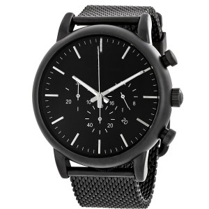 Black Chronograph Watch