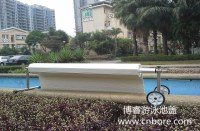 Manual swimming pool cover