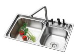 Stainless steel sink DOSGseries (with knife rest)