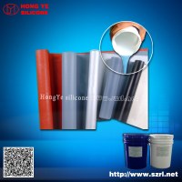 Silicone rubber for coating textile 