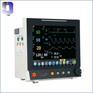 JQ-6307 Plus ICU salle capnographe portable etco2 patient moniteur hôpital moniteur car...