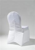 Ruffled Spandex Chair Cover