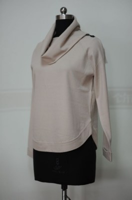 Fashion turtleneck knit heavy winter ladies sweater mail：bing@hisuntextiles.com