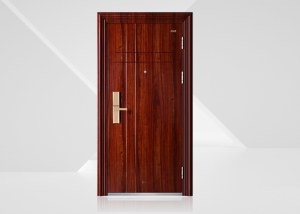 Solid Wood Steel High Quality Security Exterior Armored Door