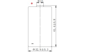 ER34615M Li-SOCl2 Cylindrical Battery