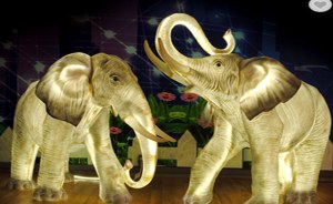 Elephant-shaped Lantern