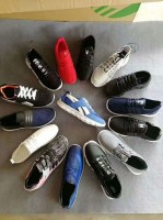 Sell sports shoes and men t-shirts