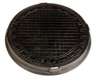 Construction equipment parts--grey iron manhole cover and frame