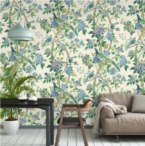 Flocking Silky Wall Covering Fabric DB112S-5