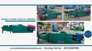 1tph, 5tph, 10tph, 15tph double screw palm oil press machine