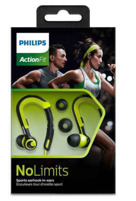 Écouteurs intra auriculaires Philips Action Fit NoLimits NoLimits SHQ3400CL
