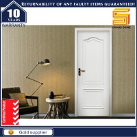 Wood Interior Exterior Solid Wooden Panel PVC Glass Door