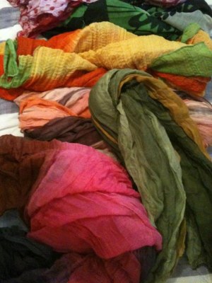 Foulard écharpe et cache maillot