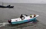 Liya fiberglass fishing boat 7.6m,panga boat