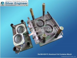 La feuille d'aluminium contenant