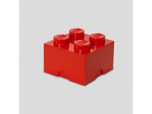 LEGO Brique de rangement 4 plots rouge (40031730)