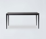 DT5 Black Rectangle Wooden Table Rubberwood