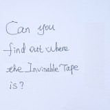 INVISIBLE TAPE, MAGIC TAPE, MENDING TAPE