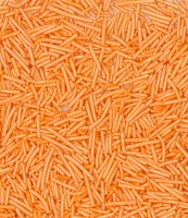 Orange Crisp Jimmies Pearlized