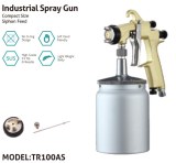PRESSURE FEED SPRAY GUN
