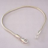 Sterling Silver Bracelet for Fashion Beads