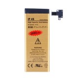 2680mAh 3.7V Li-lon Akku gold Ersatzakku Akku für iPhone 4s