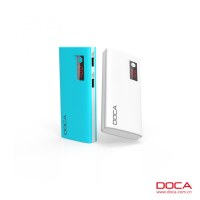 High Capacity DOCA D566 power bank 13000mAh for cell phone charger