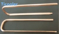 Ticooler Custom round head & straight sintered copper heat pipe