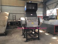 China fully automatic waste tyre shredder machine with high efficient