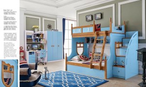 Colourful Chêne jeunesse Bois MDF lit superposé de lit Meubles