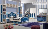 Princesa Blue Oak MDF niños Cama de muebles