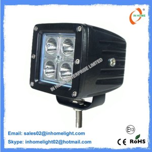 Aluminum 20W IP67 Led Work Lights DC 10V-30V