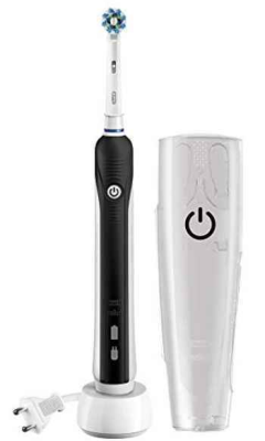 Brosse à dents Oral-B PRO 750 CrossAction + étui de voyage Noir