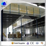 Steel storage mezzanine and platform