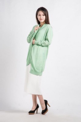 Spring And Autumn Loose Knit Cardigans