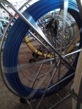 With wheels threader wire and cable electrical rod