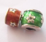 Sell Handmade Sterling Silver and Enamel Beads
