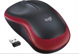 Logitech M185 Souris optique sans fil ROUGE EWR2 910-002237