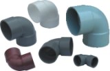 Plastic pipe fittings