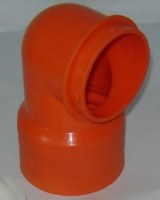 90 degree PVC pipe connector